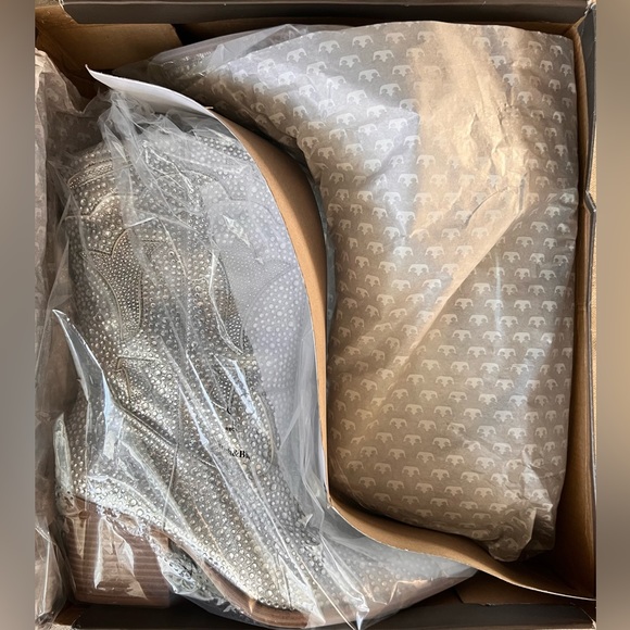 Crown Vintage Starry Cowboy Boot Size 11 - Picture 2 of 2